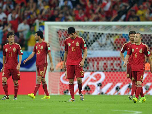 Juara Bertahan Spanyol Jadi Tim Pertama yang Tersingkir dari Piala Dunia 2014!